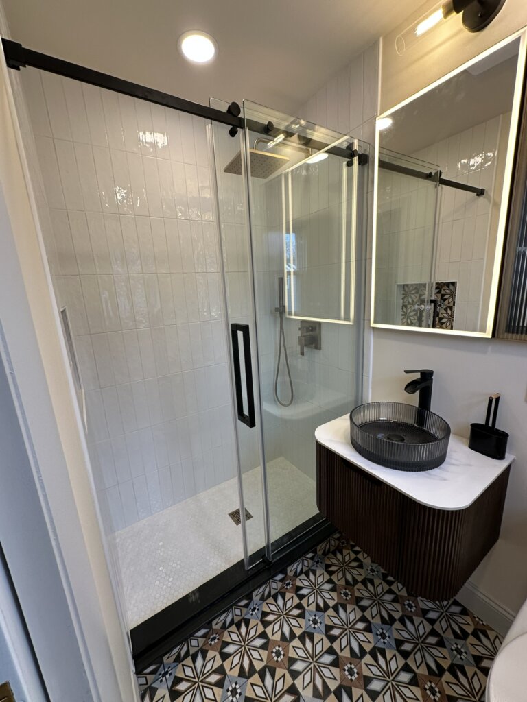 Master bathroom renovation Larchmont